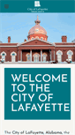 Mobile Screenshot of cityoflafayetteal.com
